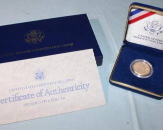1987 United States $5 Gold Coin