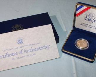 1987 United States $5 Gold Coin