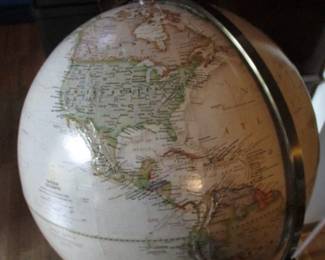 World Globe on Floor Stand