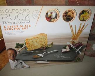 Wolfgang Puck "6 Piece Slate Serving Set"