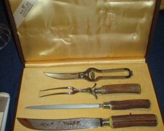 Vintage Carving Set