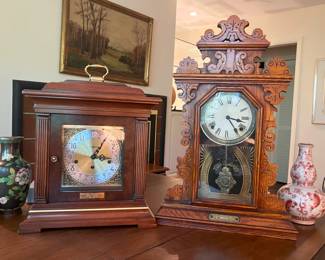 Howard Miller (working) clock & Ingram Gingerbread clock (working)
