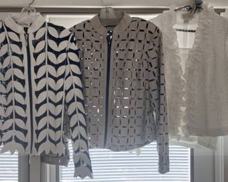 Joseph Ribkoff leather jacket, Bob Mackie Boutique & more