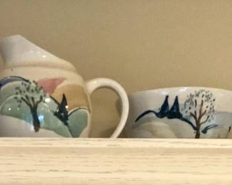 Decorated Bowls and Pitchers 