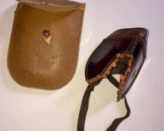 Military Leather Goggles 