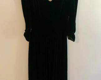Laura Ashley Velvet Dress 