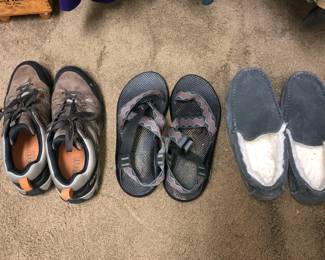 Assorted Men's Shoes and Slippers 