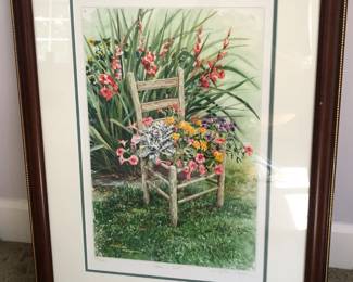 William Mangum "Have A Seat" - Signed & Framed 