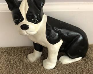 Boston Terrier Cast Iron Doorstop  