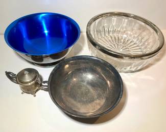 Assorted Silver Bowls 