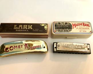 Assorted Harmonicas 