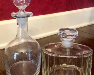Assorted Decanters 