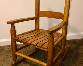 Wooden Children's Rocker 