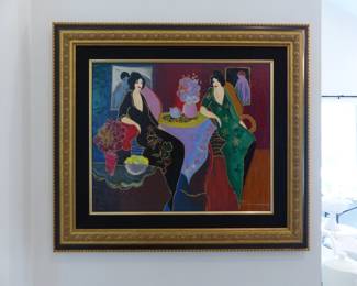 Itzchak Tarkey "Lilac's Lullaby" limited edition serigraph