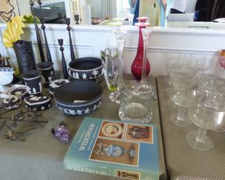 Bric-a-brac, Wedgwood, Michael Aram, Judaica, crystal