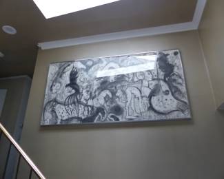 Signed Robert Beauchamp framed art