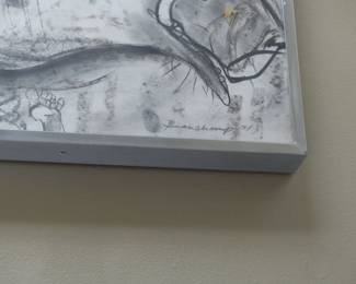 Signed Robert Beauchamp framed art
