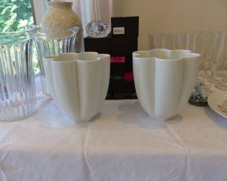 Bric-a-brac, Baccarat stemware, Orrefors, Rosenthal