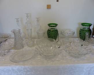 Bric-a-brac, Waterford, Lalique, Steuben