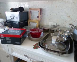 Kitchenware including All-Clad