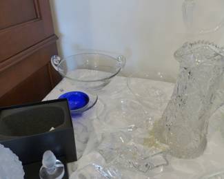 Bric-a-brac, Waterford, Lalique, Steuben
