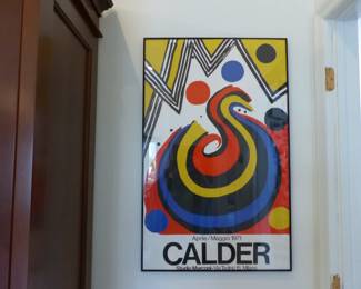 Calder framed poster