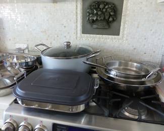 Kitchenware including All-Clad