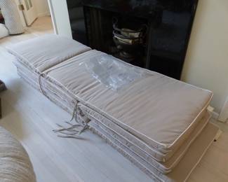 Lounge chair cushions