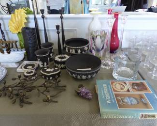 Bric-a-brac, Wedgwood, Michael Aram, Judaica, crystal