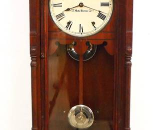 Seth Thomas Queen Anne wall clock