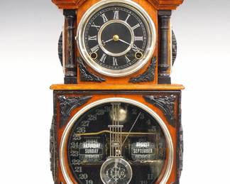 Repro Ithaca No. 3 1/2 Calendar clock