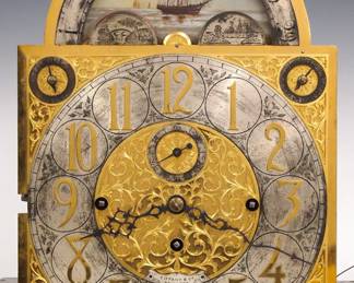 Tiffany/Durfee Rococo hall clock
