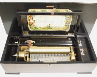 Swiss 8-tune music box