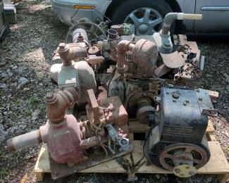 Engine and Pump Components, Including Sears Roebuck & Co and Hale Fire Pump Co Parts