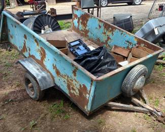 Two Wheel Utility Trailer with Ball Hitch