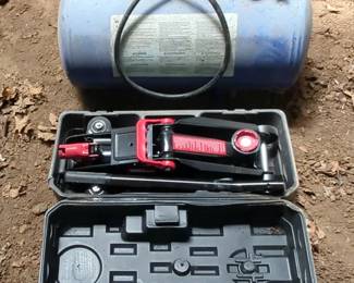 Campbell Hausfeld Air Tank & Portable Floor Jack