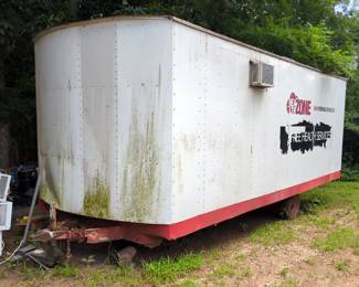Mobile Trailer With Side Door And Window