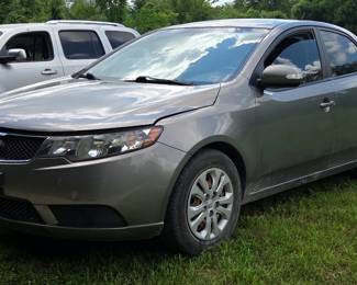 2010 Kia Forte Car, VIN KNAFU4A22A5854754, Mileage Showing On Odometer 146926, Missouri Title