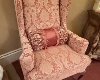 Upholstered Wingback Chair