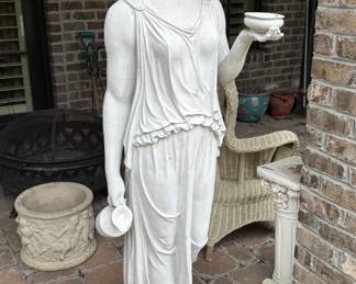 Garden Statue of Hebe, the Goddess of Youth