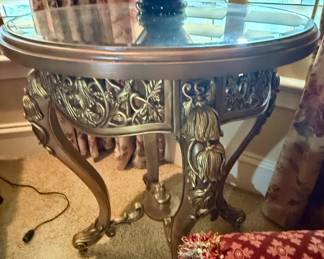 Elaborately Decorated Round Table