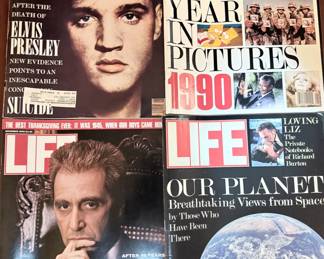 Vintage LIFE magazines
