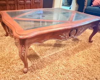 Glass Top Coffee Table