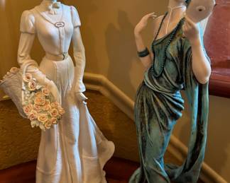 Giuseppe Armani Florence statues "Fragrance" and "Cleo"