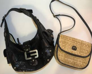 Guess and Etienne Aigner purses