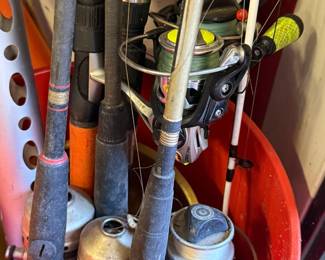 Assorted Fishing Poles