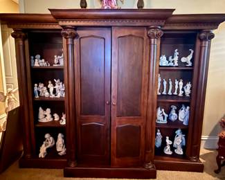 Entertainment Center with Display Shelves