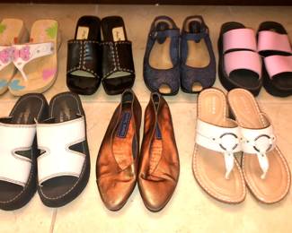 Assorted women's shoes