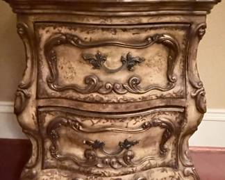 Carved End Table