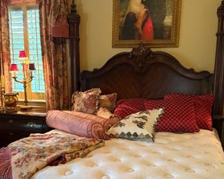 Wood Carved Bed